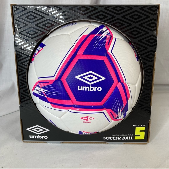 Umbro Toys Umbro Tristar Soccer Ball Size 5 Futbol Pink Purple Age